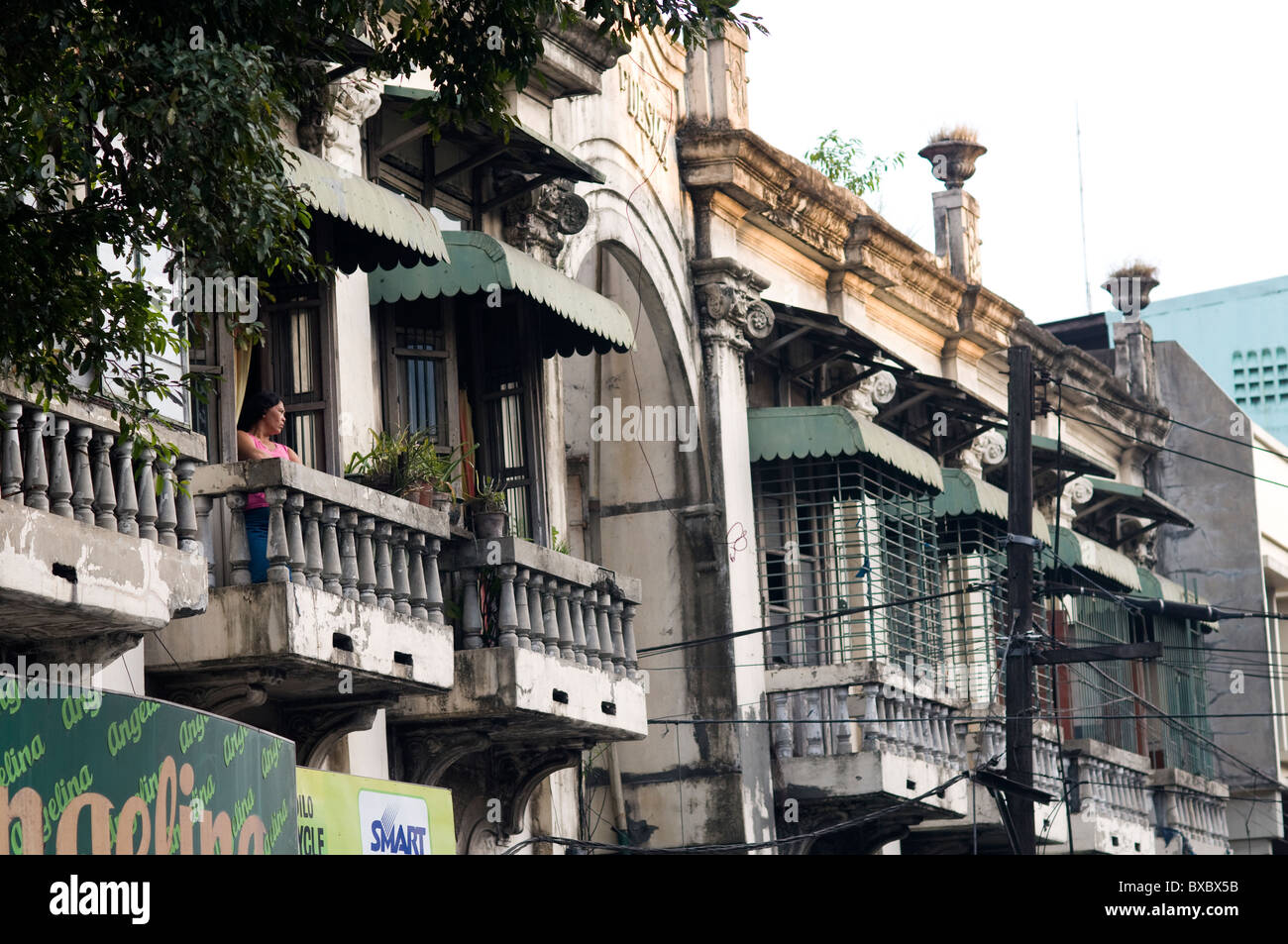 Old architecture, Iloilo, Panay, Philippines Stock Photo