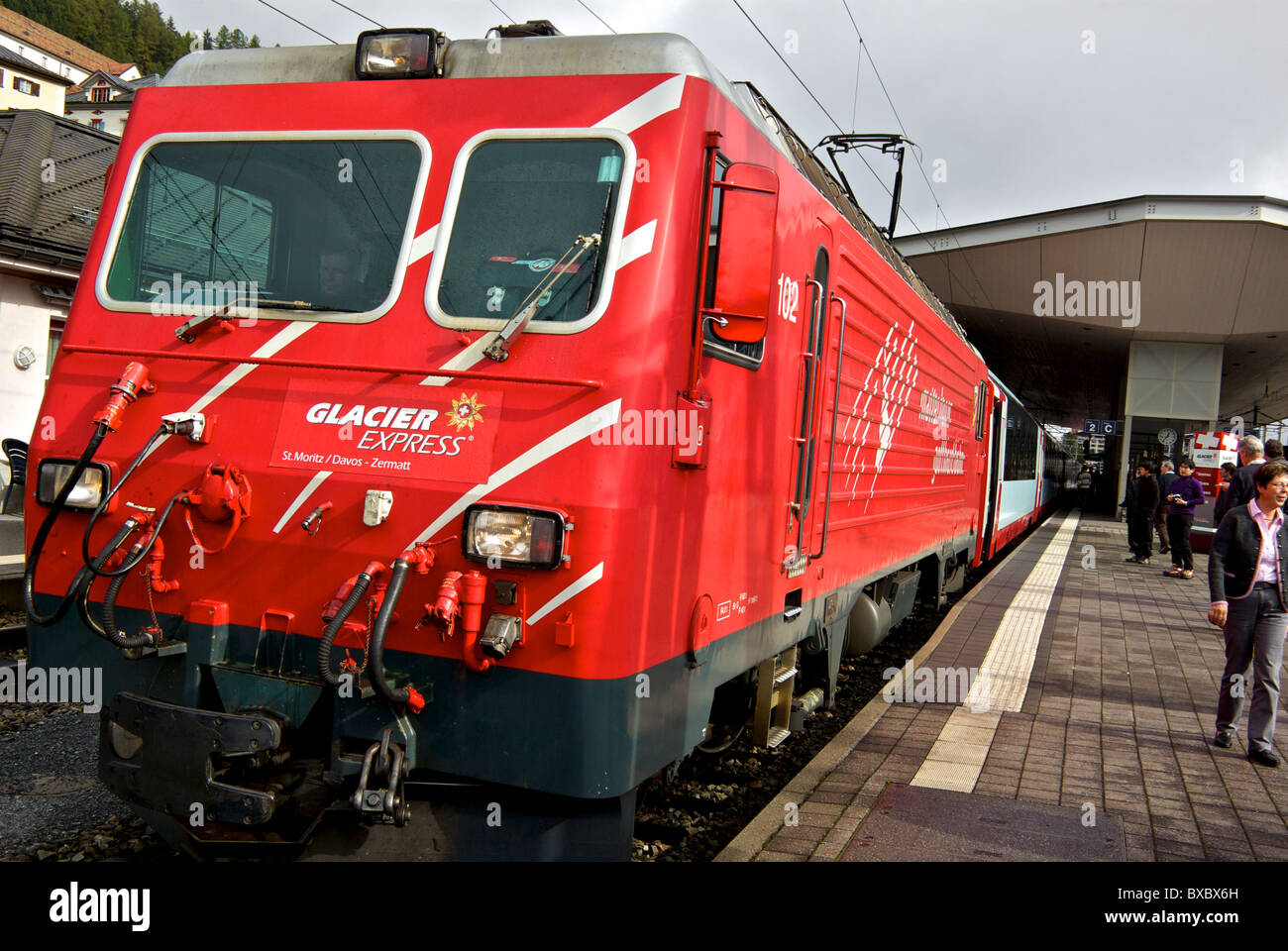 Glacier express train hi-res stock photography and images - Alamy