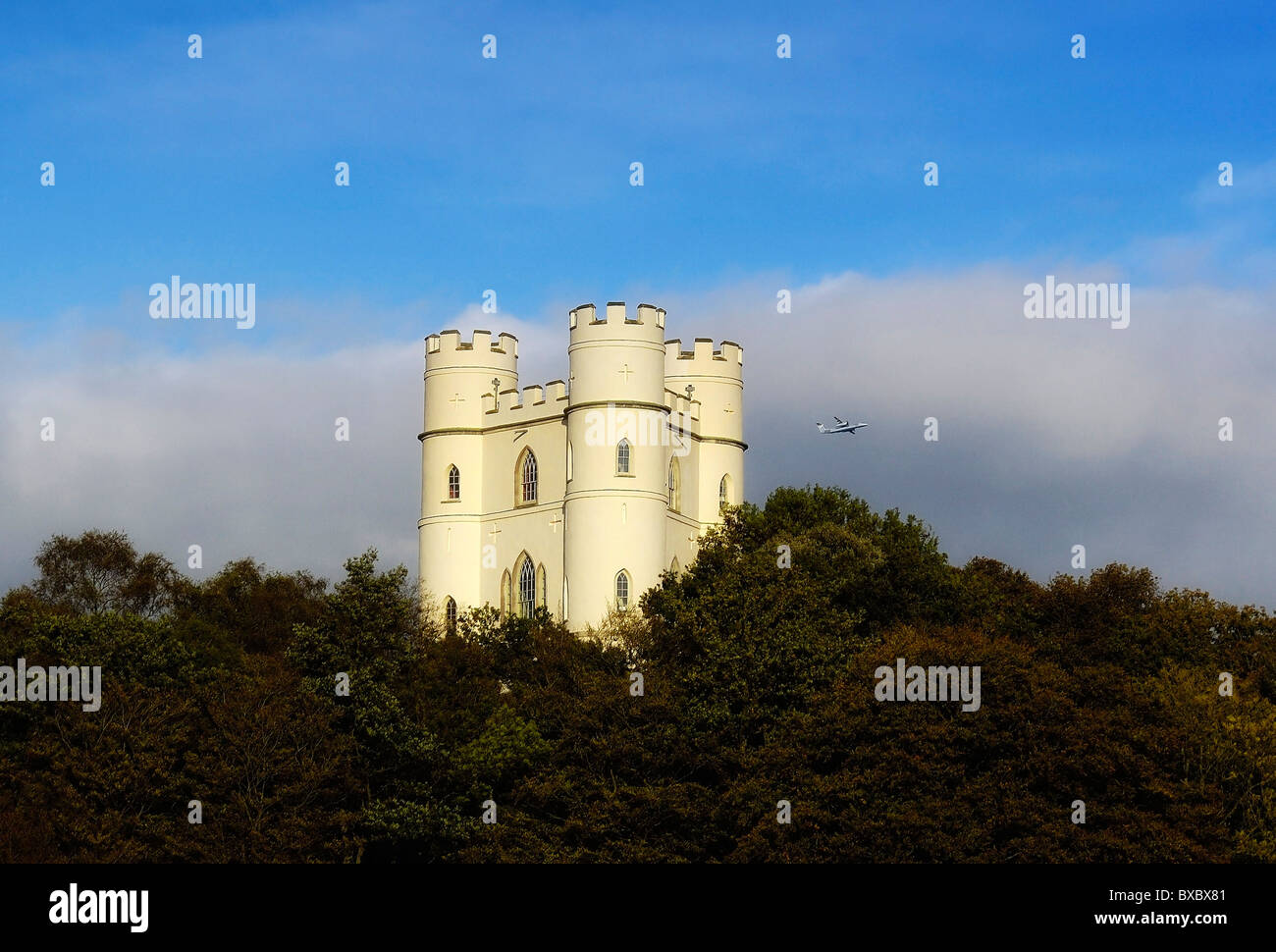 Photo shows Haldon Belvedere, a folly near Exeter, Devon, UK Stock