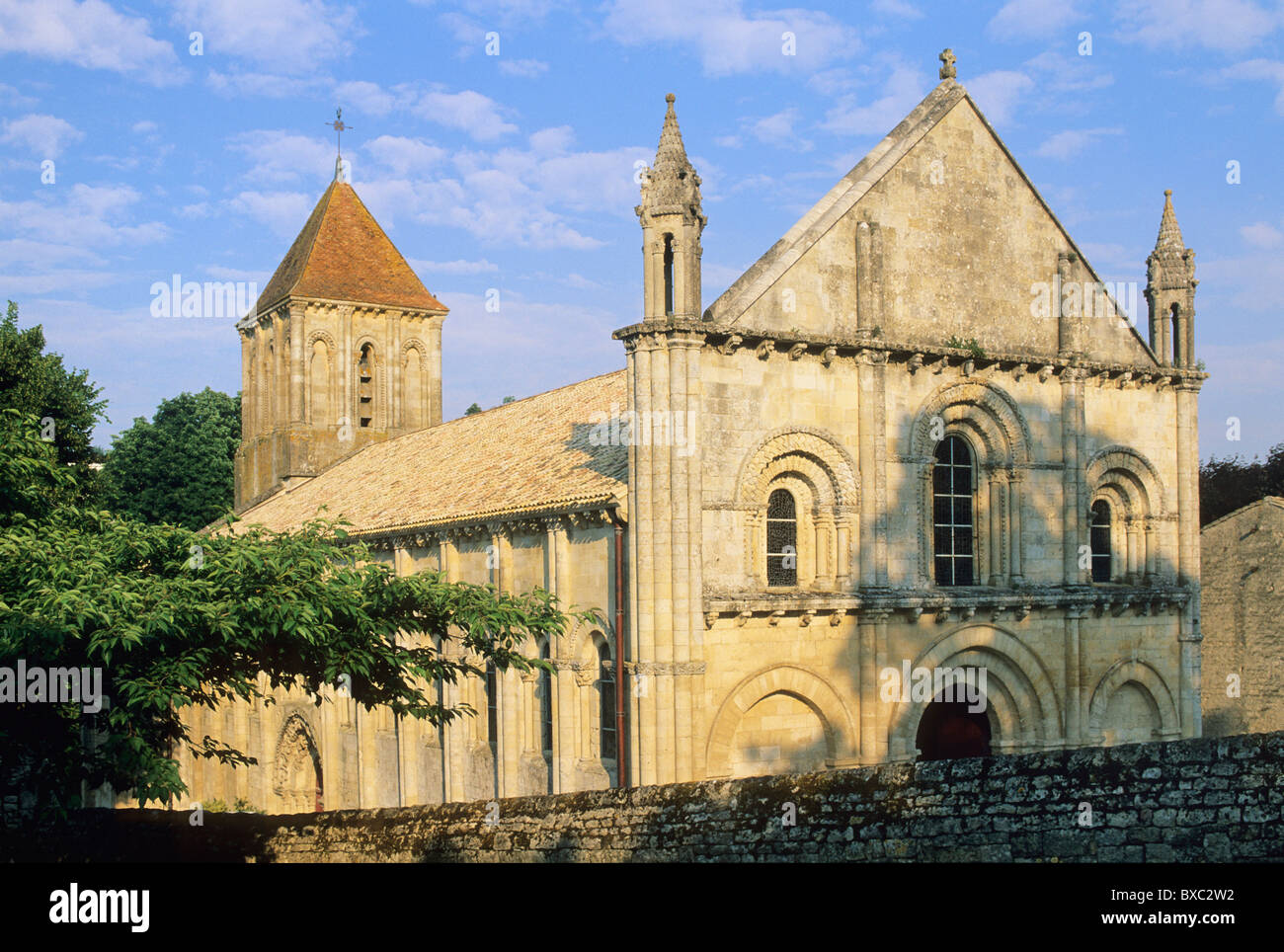 St Hilaire church, Melle, Deux-Sevres, France Stock Photo