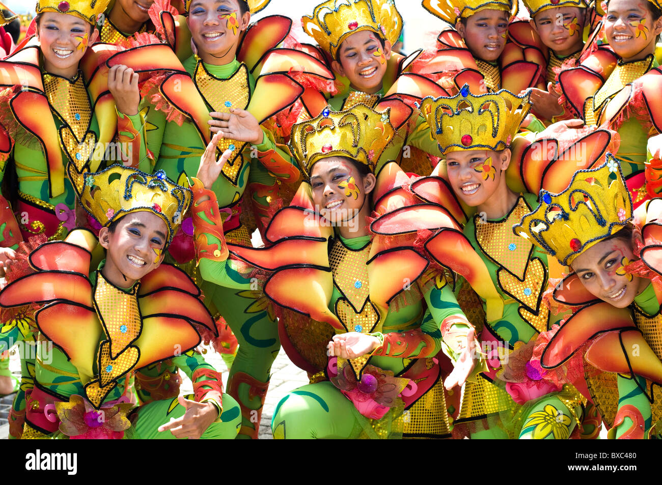 Pintaflores festival, San Carlos, Negros Occidental, Philippines Stock Photo Alamy