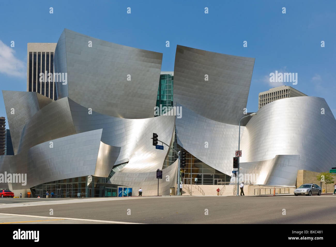 The Los Angeles Music Center - Walt Disney Concert Hall Stock Photo