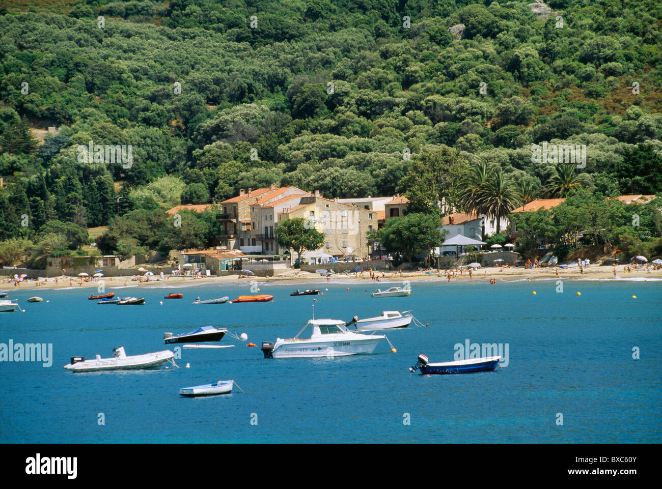 France, Corsica, Corse du Sud, Campomoro, Gulf of Valinco Stock Photo