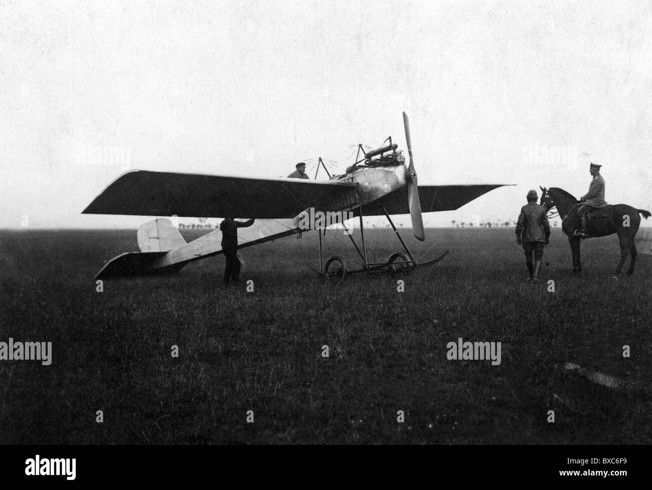 military, Germany, Bavaria, airforce, Royal Bavarian Flying Corps, military aircraft, Oberwiesenfeld, Munich, 1910/1911, Additional-Rights-Clearences-Not Available Stock Photo