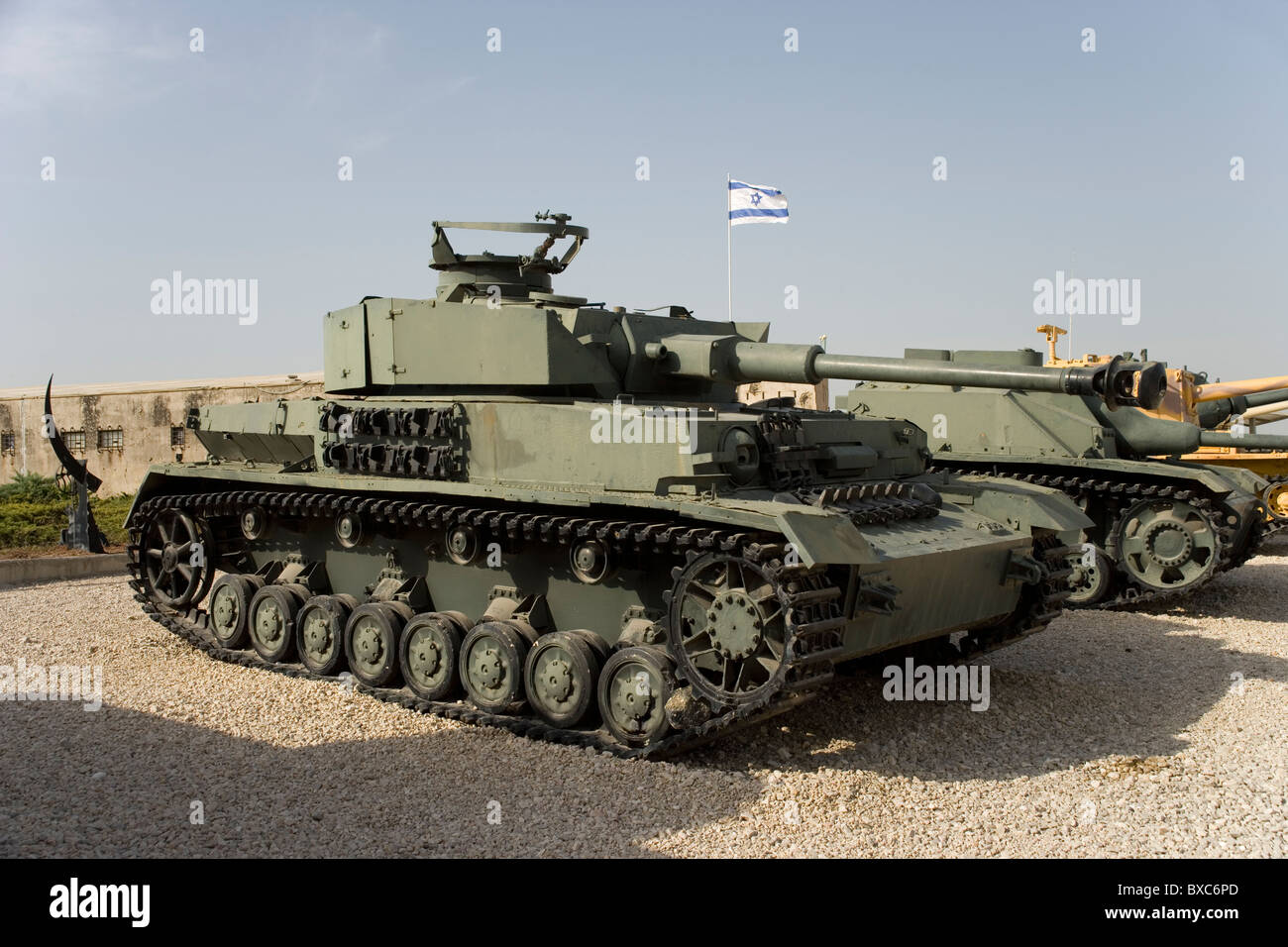 Panzer 4 ausf G a German second world war tank at the Israeli Armored