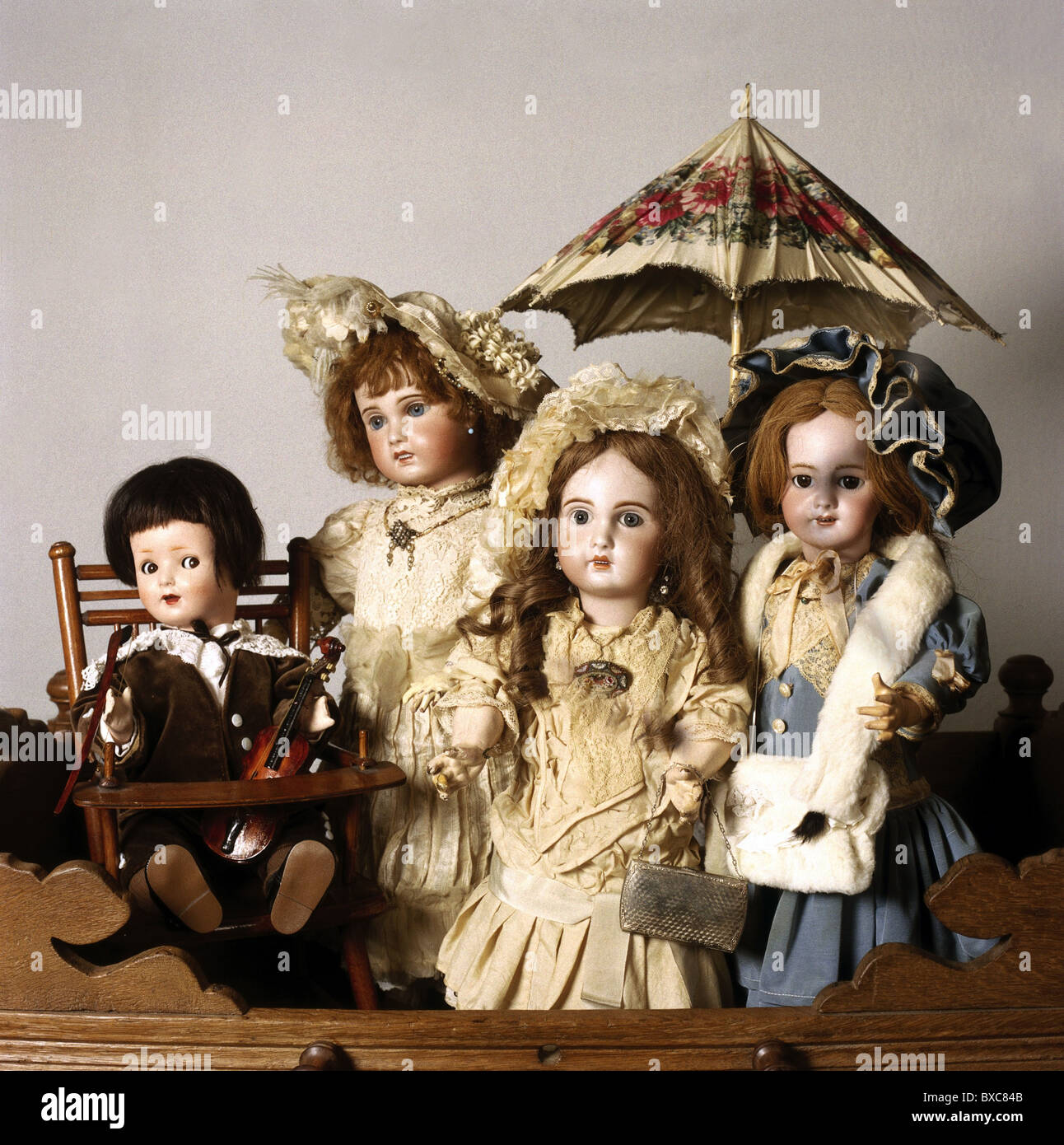 Bisque doll (Porcelain doll Stock Photo - Alamy