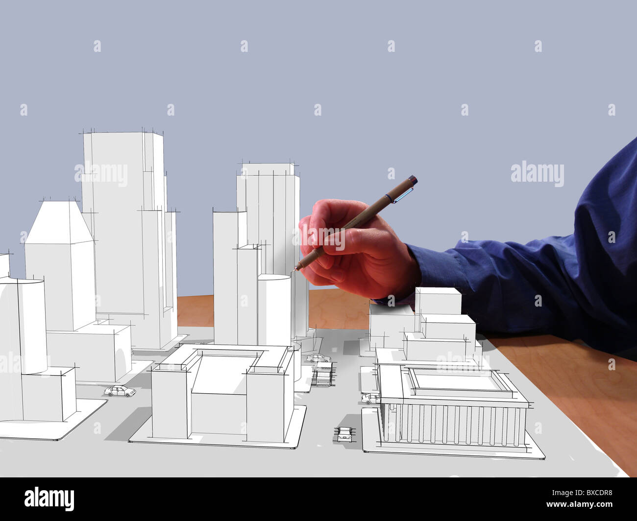 3d Drawing Building Stock Photos & 3d Drawing Building Stock Images - Alamy