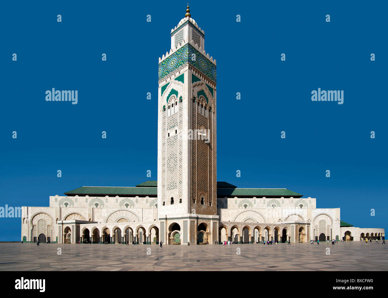 Hassan Mosque Morocco Stock Photo