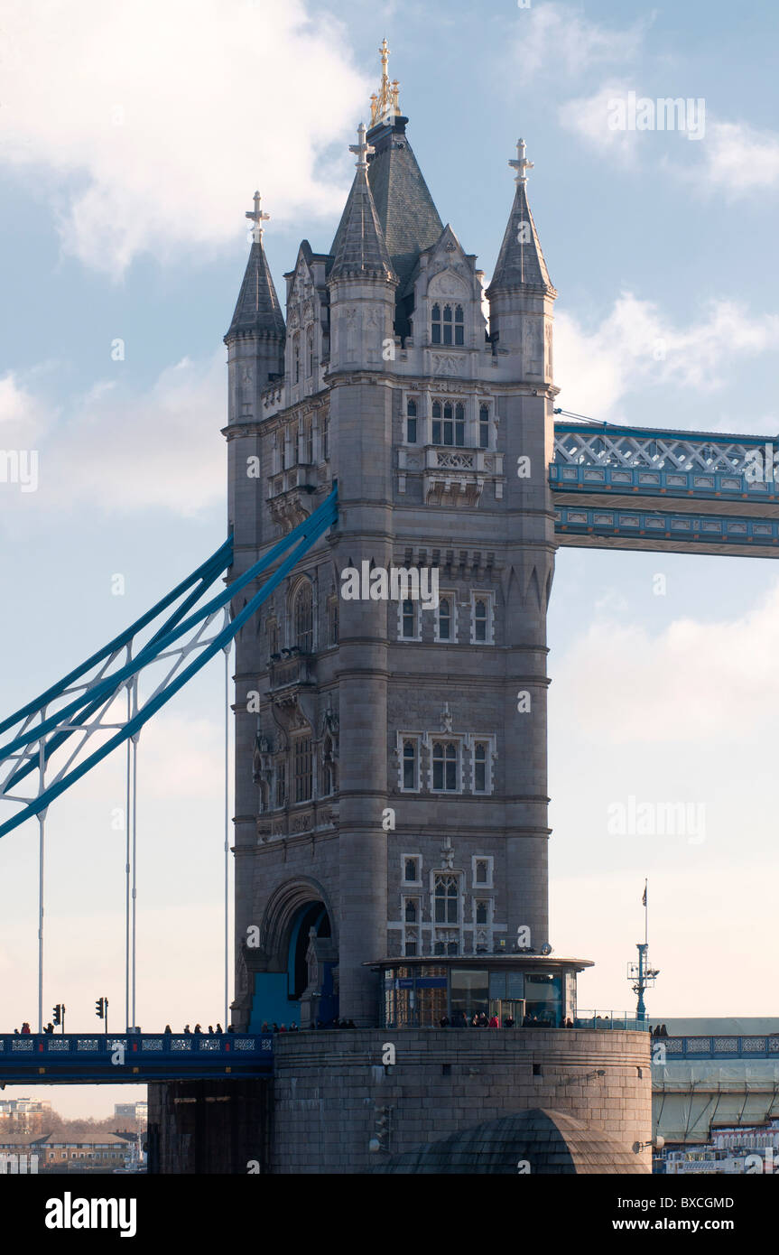 London's Tower Bridge over the River Thames, London, England,UK Stock ...