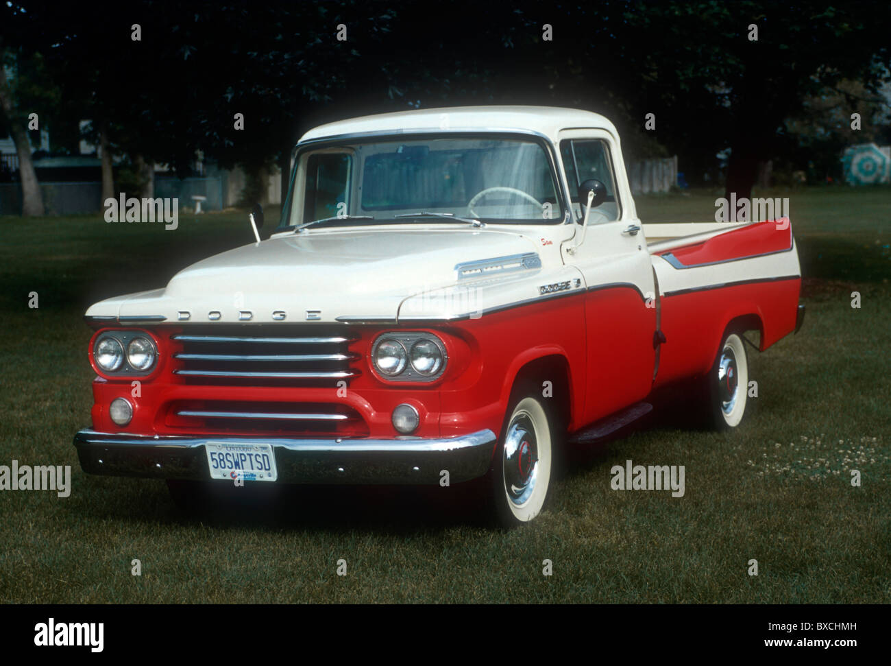 1958 Dodge Sweptside Pickup Truck Stock Photo