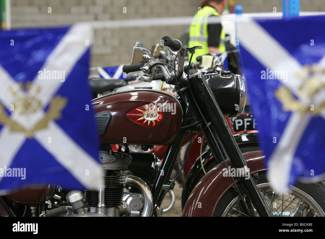Classic Motorcycle show in Ayrshire, Scotland Stock Photo Alamy