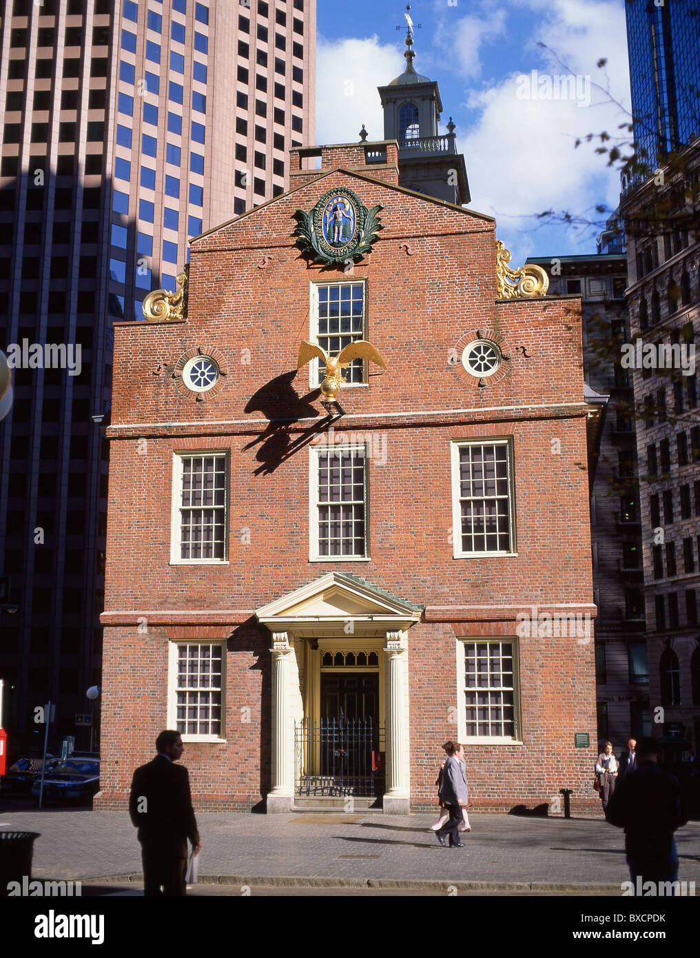 Old State House Museum, Washington Street, Boston, Massachusetts, United States of America Stock Photo