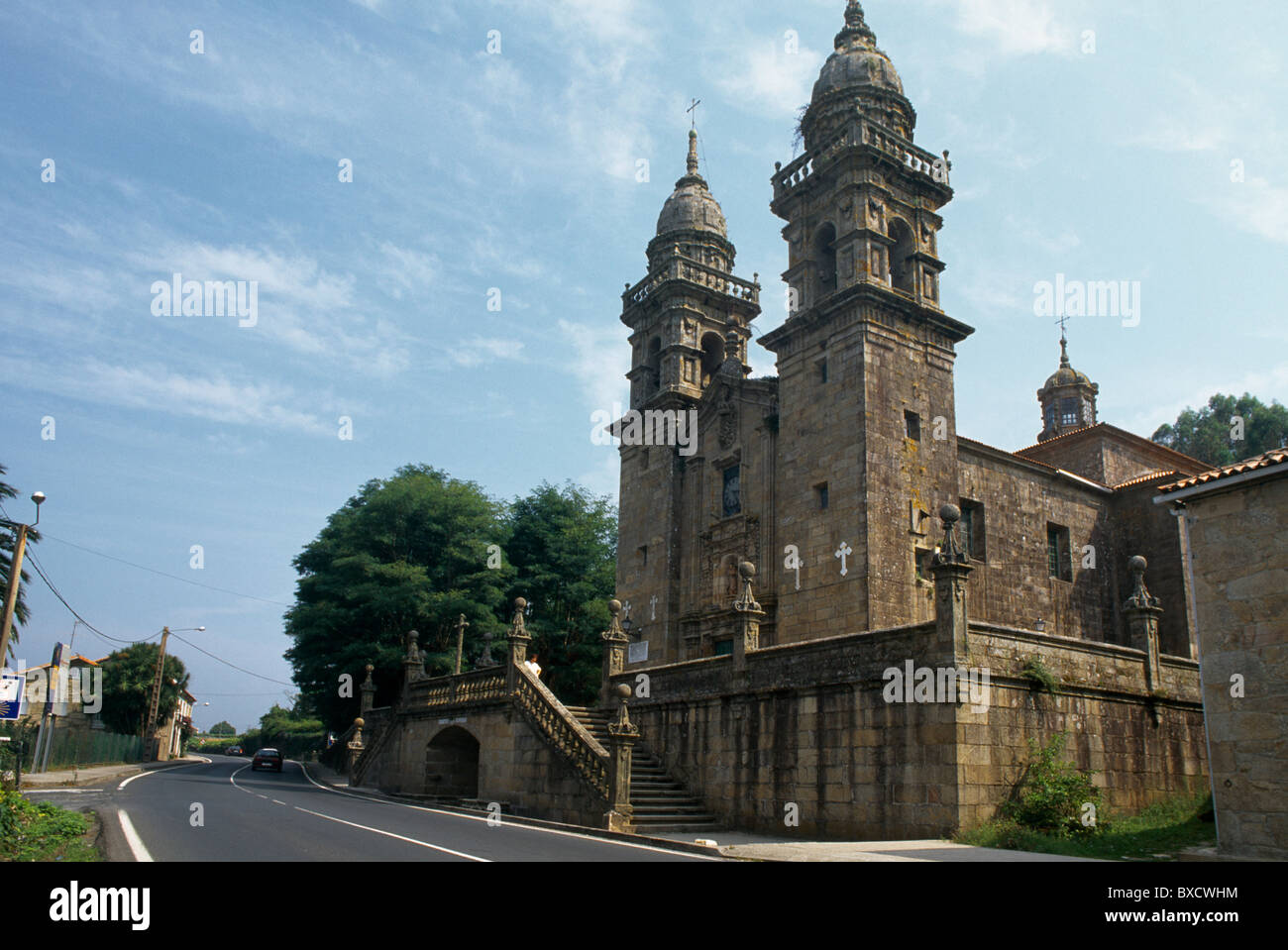 Galicia Spain Padron Pilgrim Church En Route To Santiago De Compostela camino de santiago Stock Photo