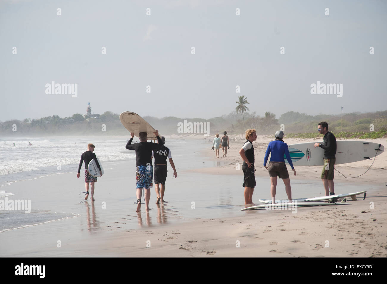 Playa Nosara beach San Jose Costa Rica Stock Photo