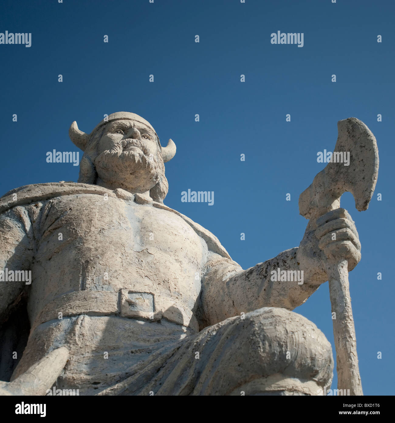 Viking statue in Gimli, Manitoba Canada Stock Photo Alamy