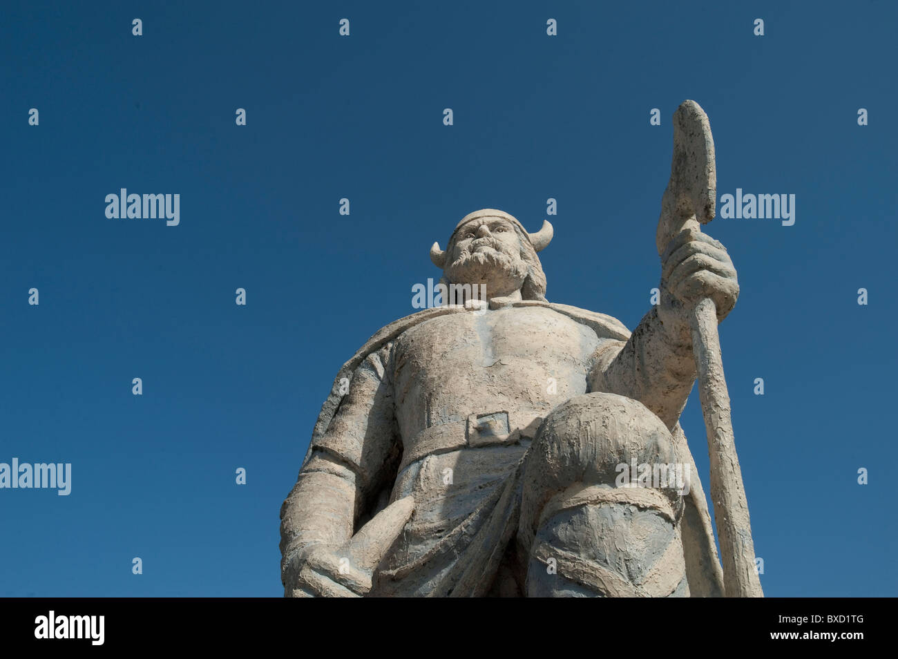 Viking statue in Gimli, Manitoba Canada Stock Photo Alamy