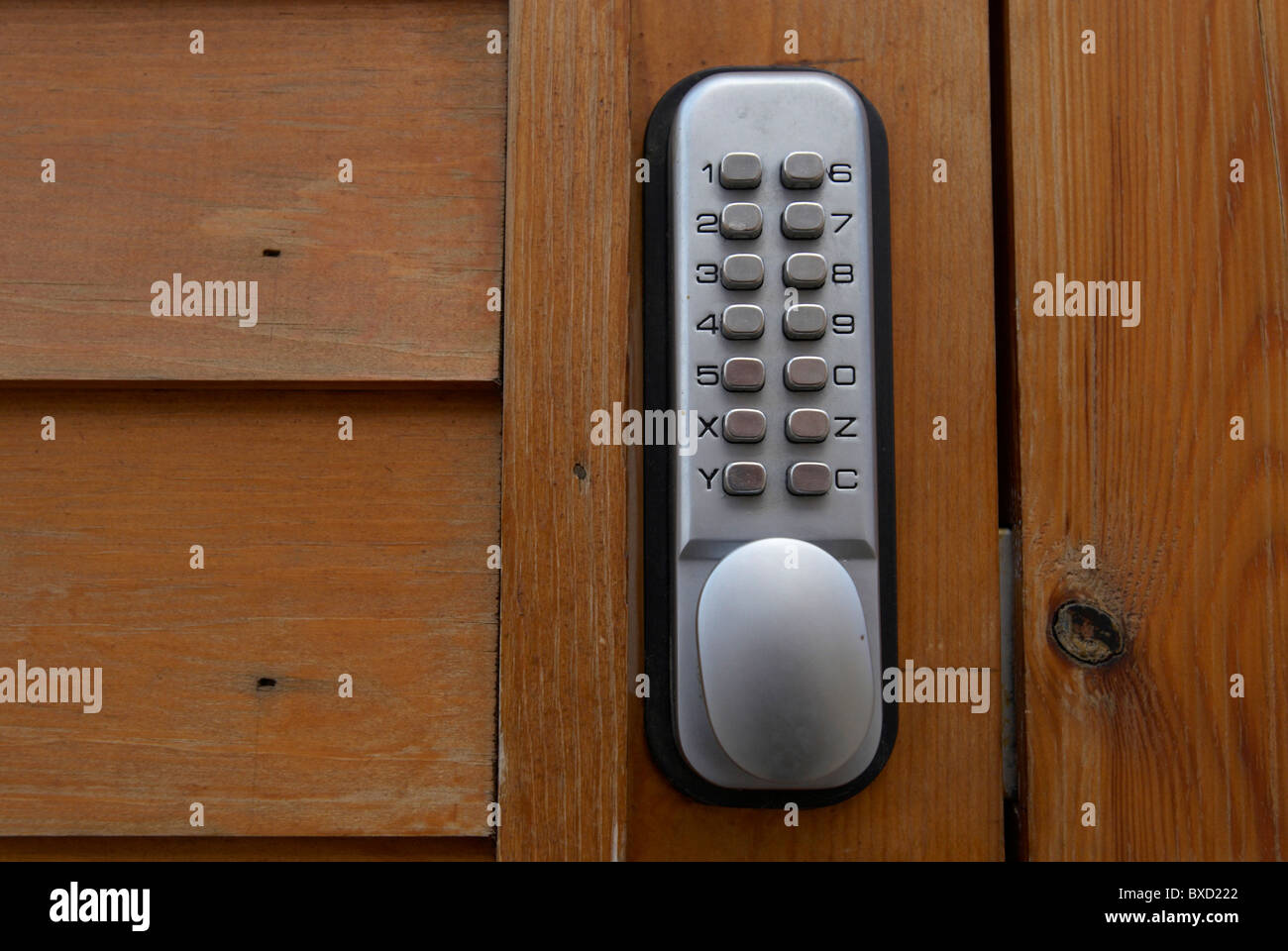 coded entrance lock on a door Stock Photo Alamy