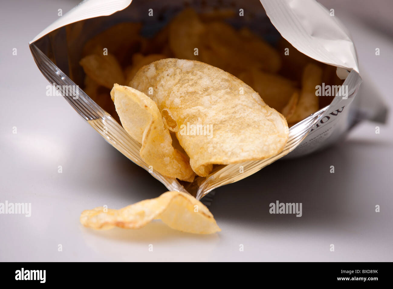 bag of crisps Stock Photo