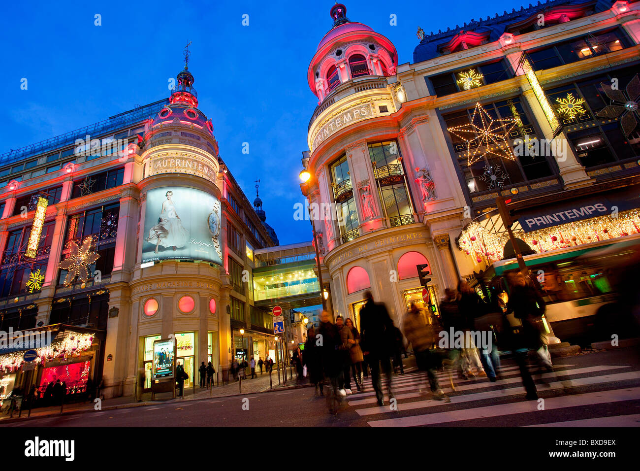 Europe, France, Paris (75), Le printemps department Store Stock Photo