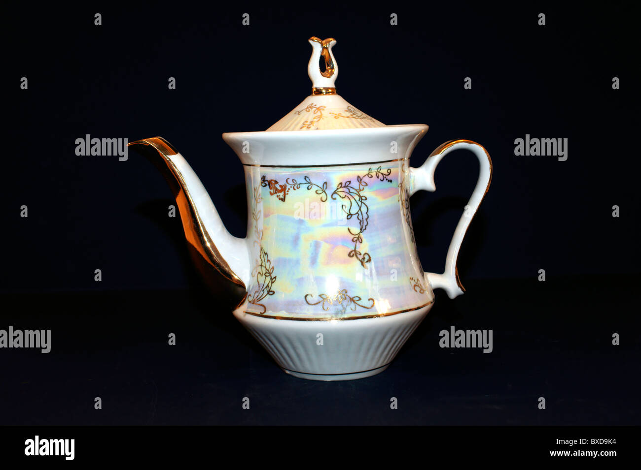 BONE CHINA TEA POT FROM RUSSIA Stock Photo Alamy