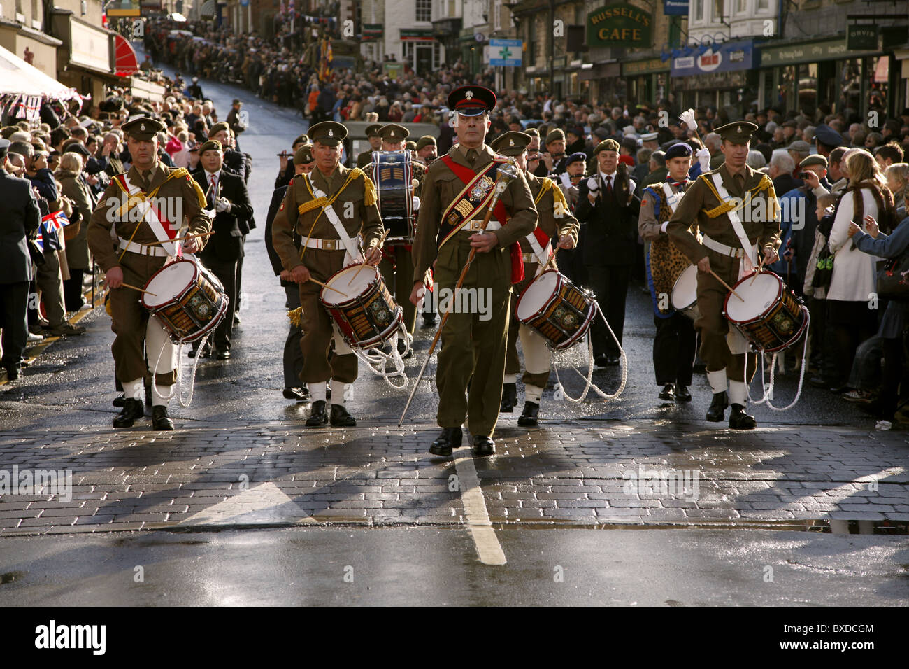 BRITISH ARMY MARCHING BAND PICKERING YORKSHIRE PICKERING NORTH