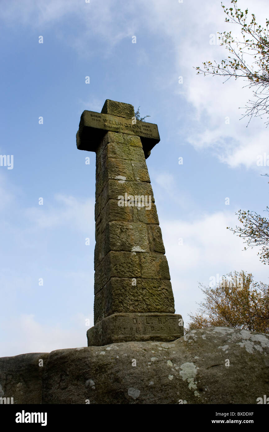Wellington monument baslow hi-res stock photography and images - Alamy