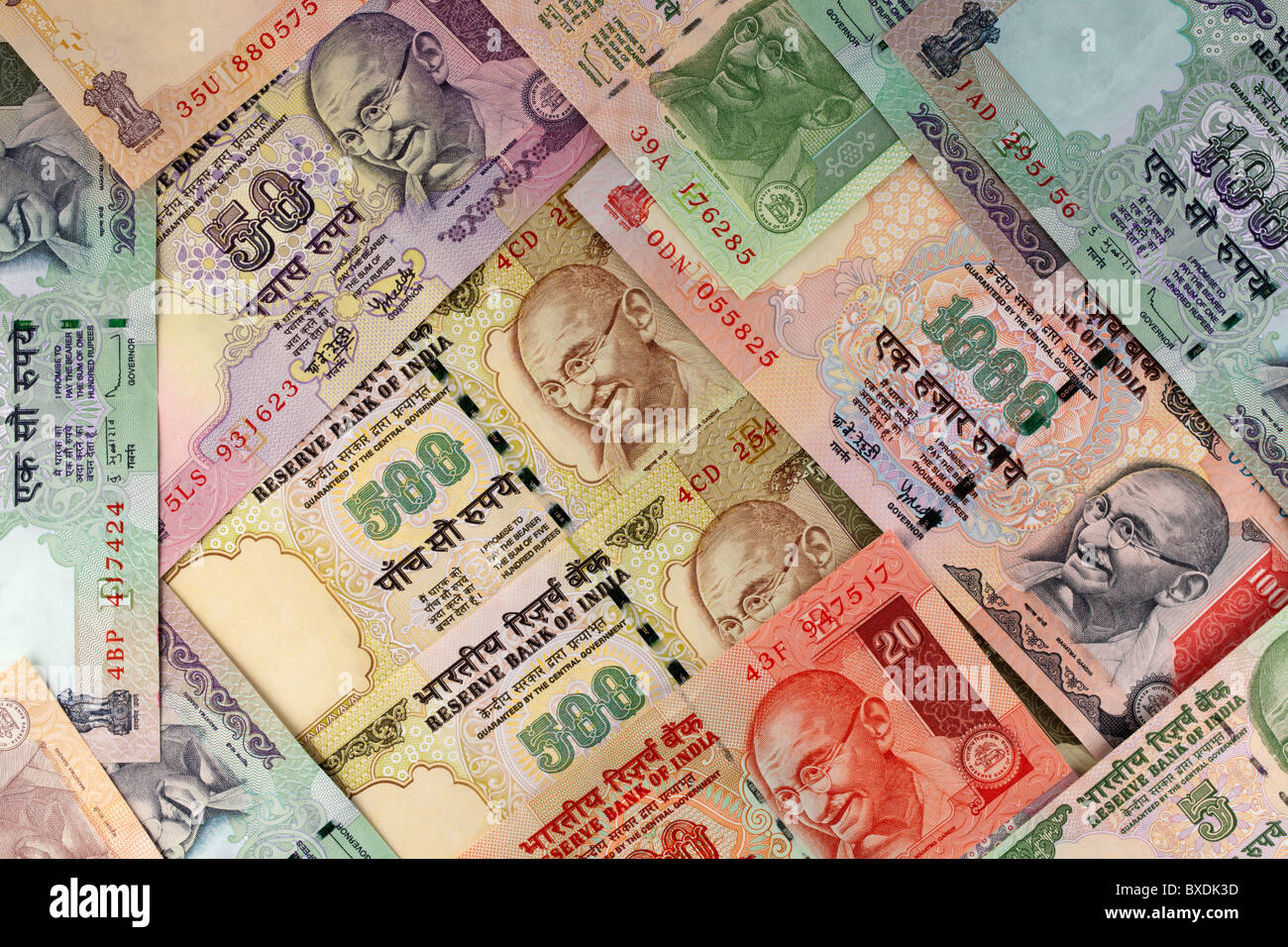 Indian Currency Stock Photo