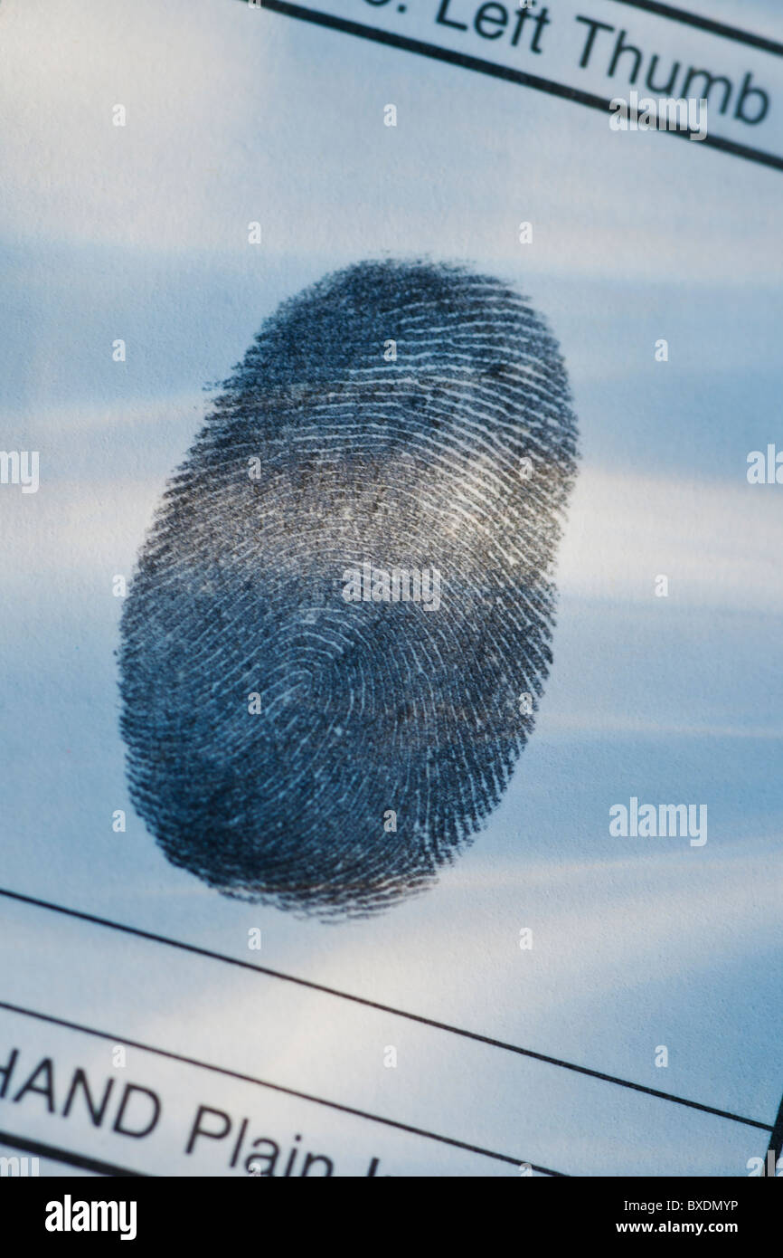 Thumbprint hi-res stock photography and images - Alamy