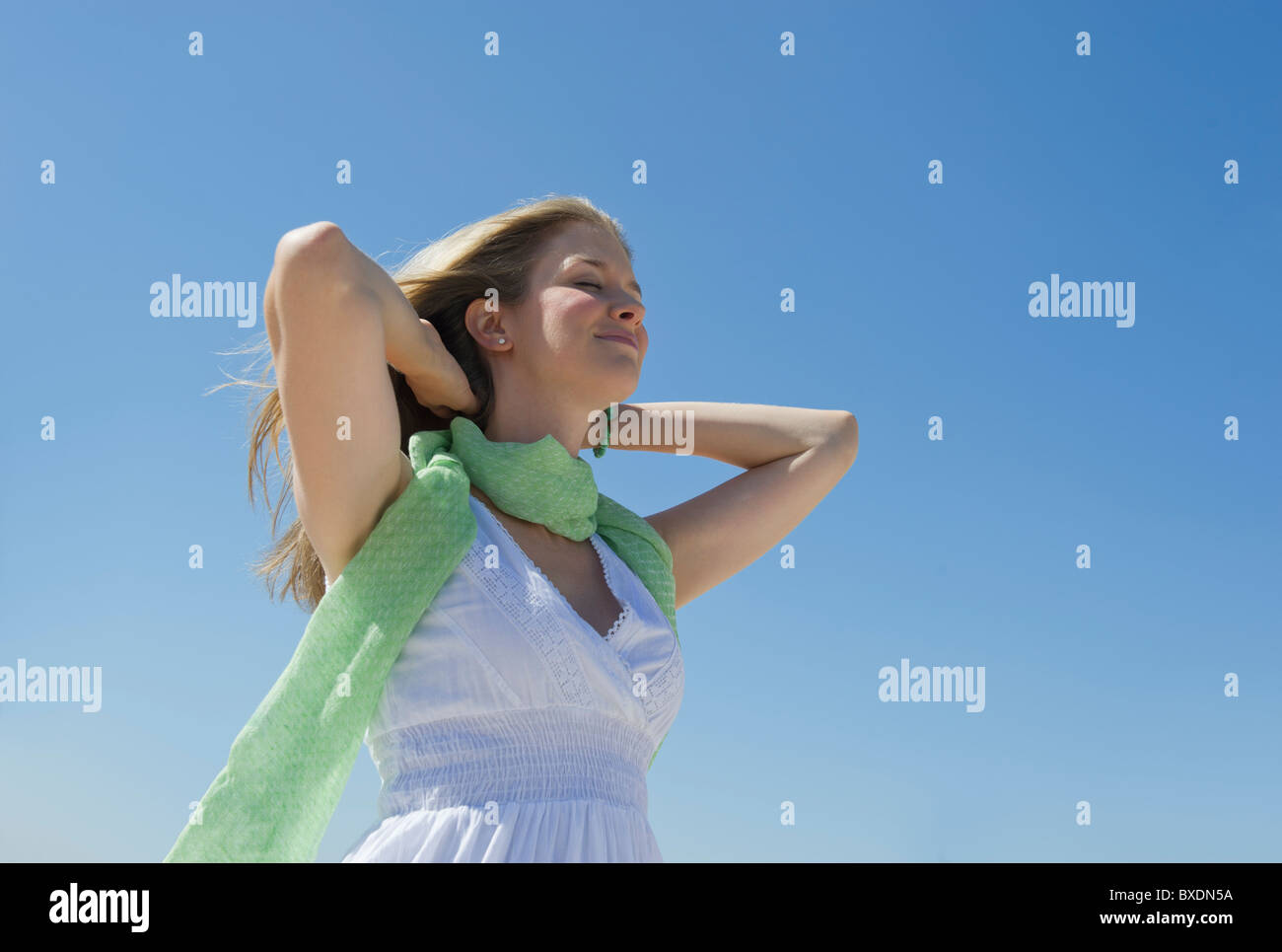 Woman happy carefree female hi-res stock photography and images - Alamy
