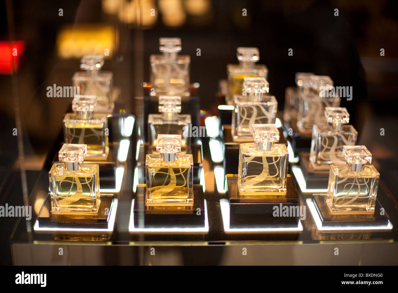 Ormonde Jayne perfume bottles. Stock Photo