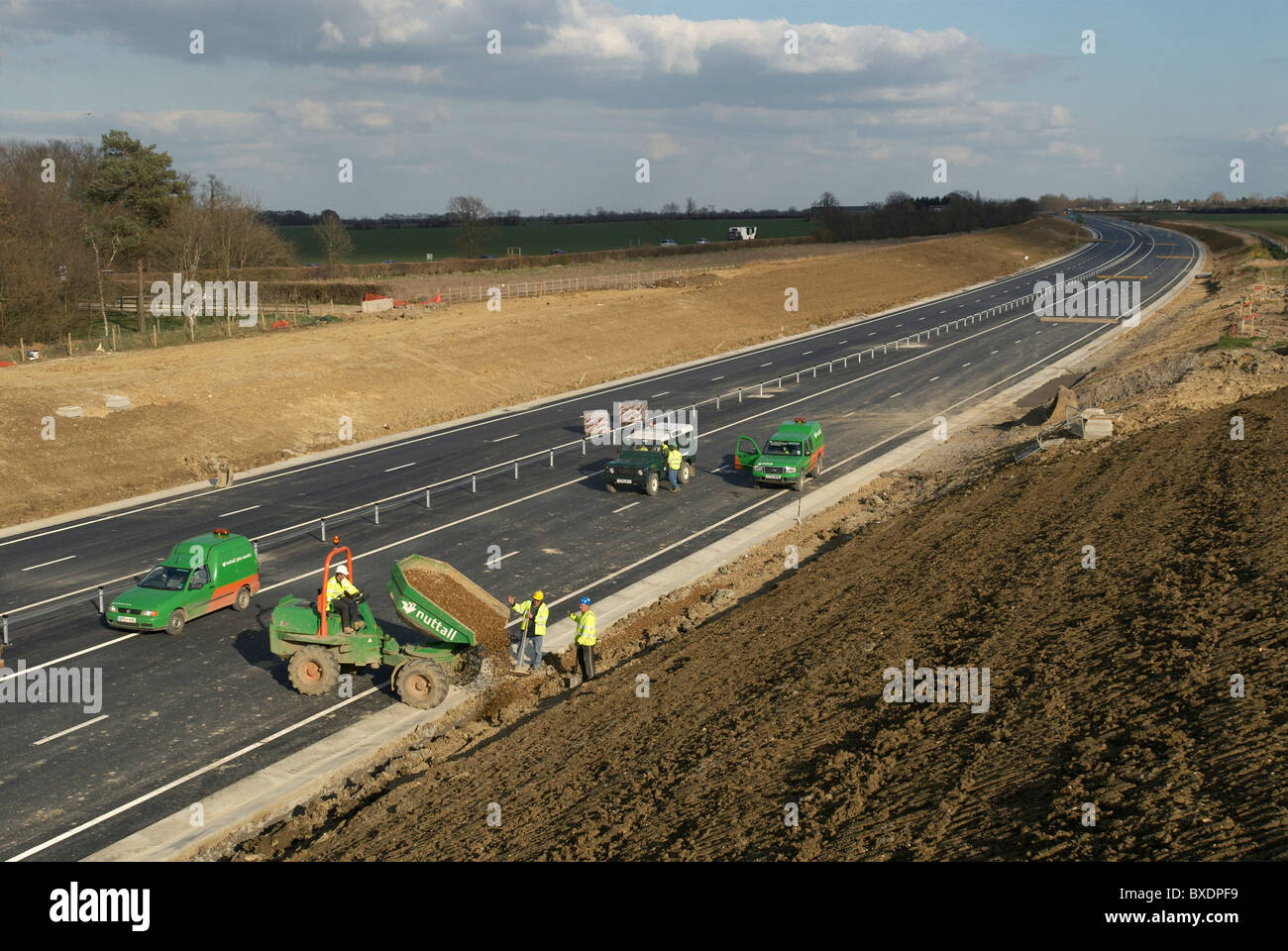 Rural dual carriageway hi-res stock photography and images - Alamy