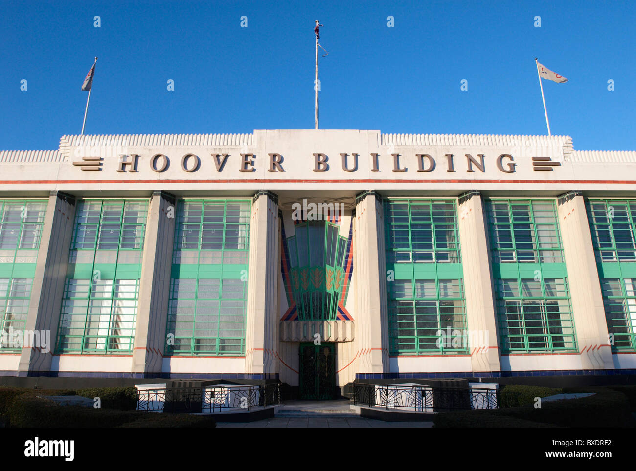 The grade II listed 'Hoover building'  designed and built for the Hoover company by, Wallis, Gilbert & Partner. Stock Photo