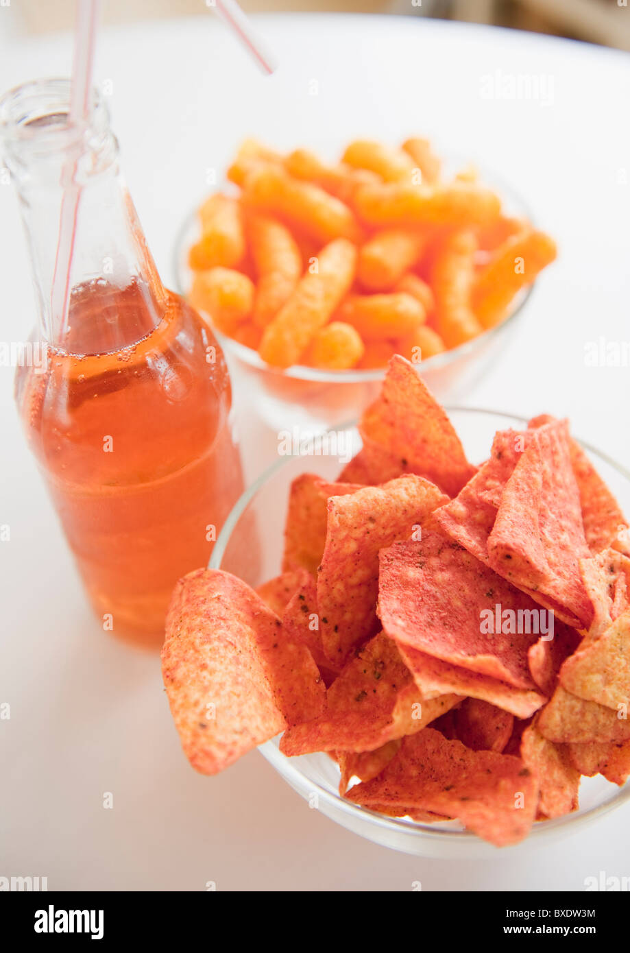 Unhealthy foods, soda, no people hires stock photography and images