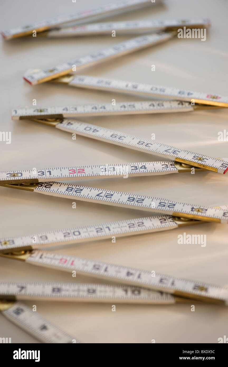 Folding ruler Stock Photo