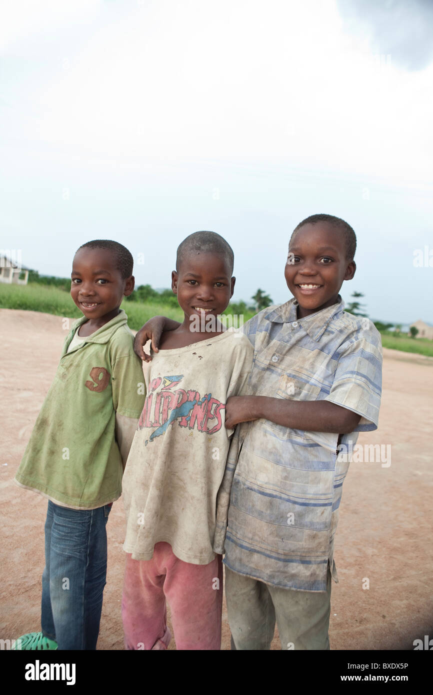 Children in Dodoma, Tanzania, East Africa. Stock Photo