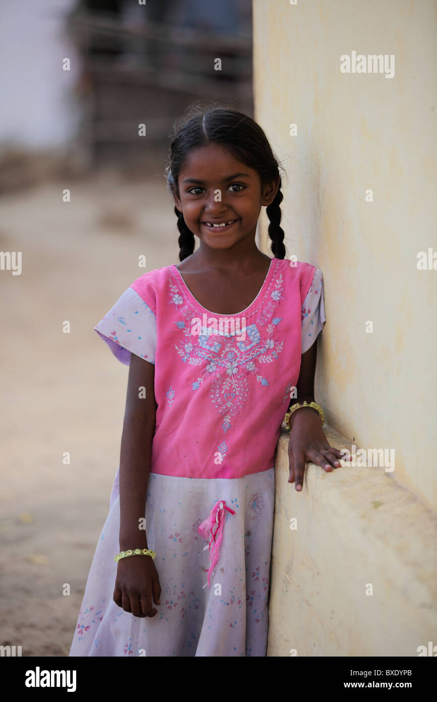 girl Andhra Pradesh South India Stock Photo - Alamy