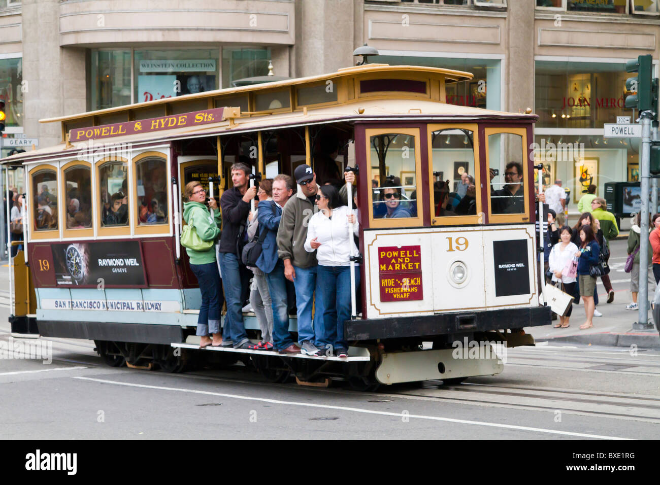 San Francisco Cable Car Muni High Resolution Stock Photography and