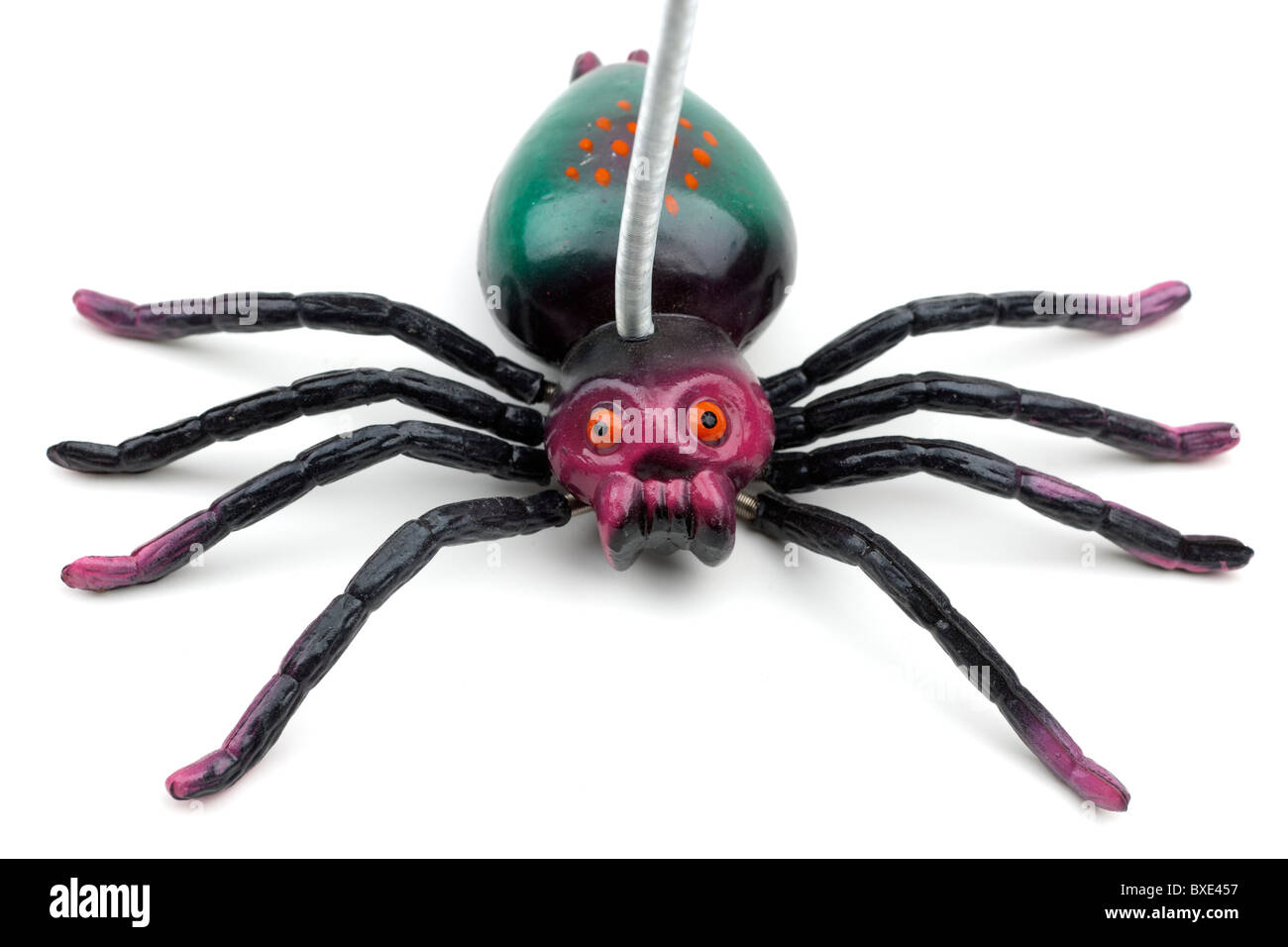 Toy Twanger spider Stock Photo