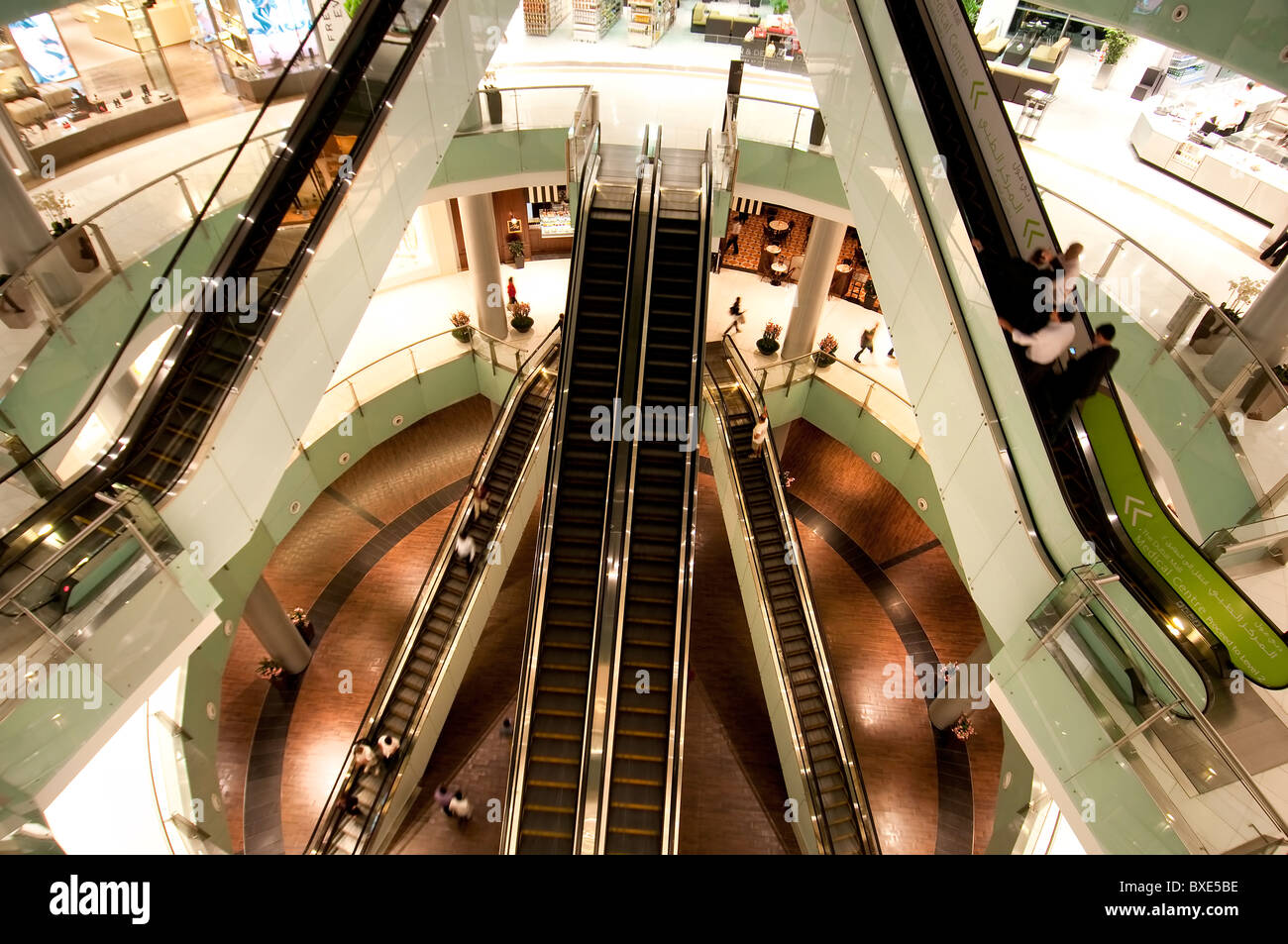The Dubai Mall interior Stock Photo