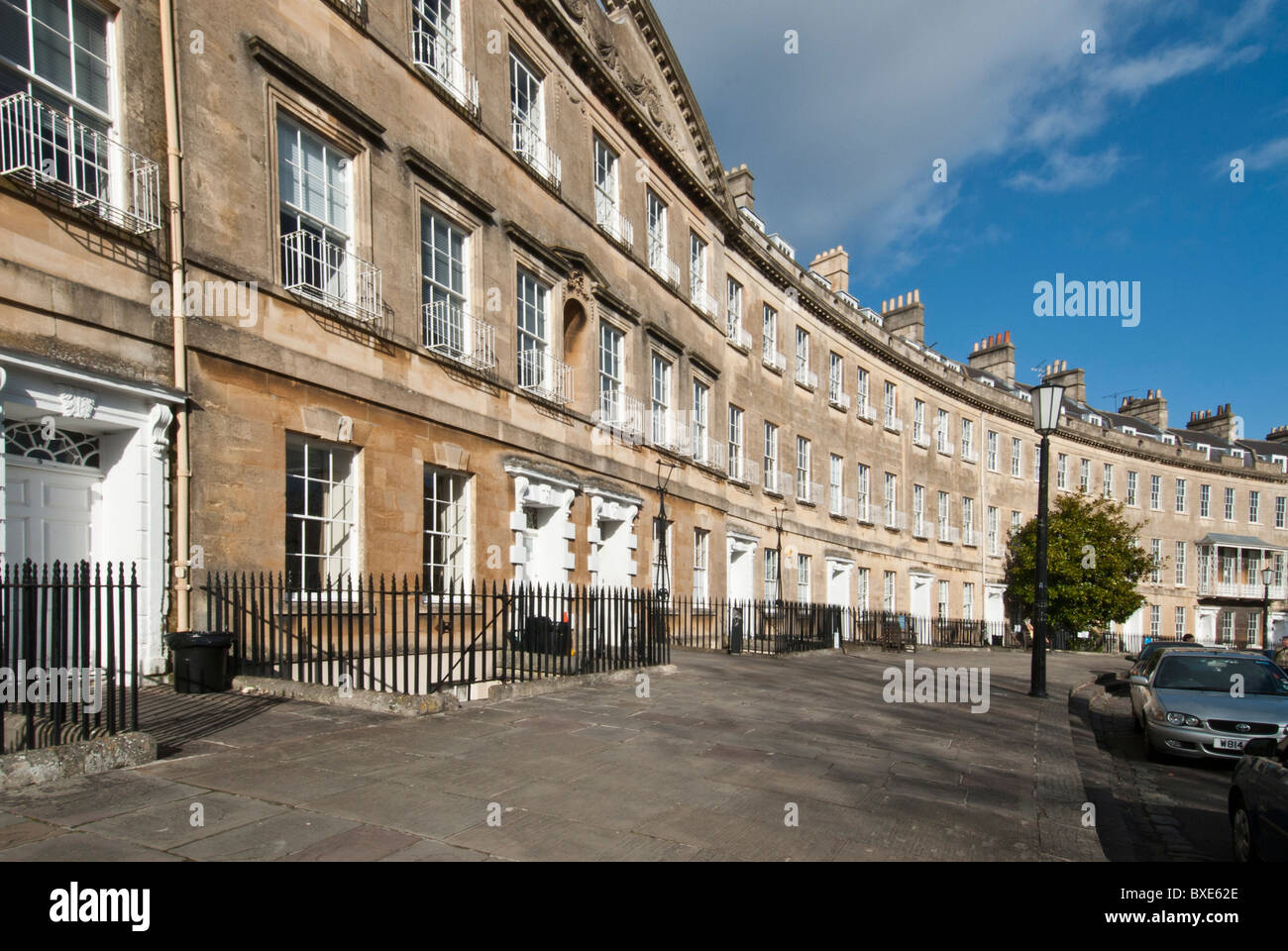 Lansdown Crescent Bath, Lansdown hill above Bath, architecture