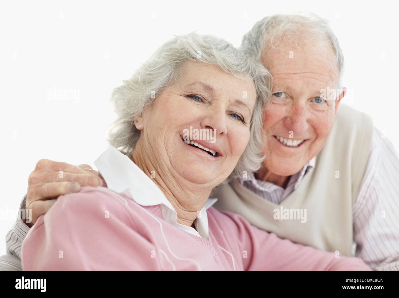 Middle shot old caucasian couple hi-res stock photography and images ...