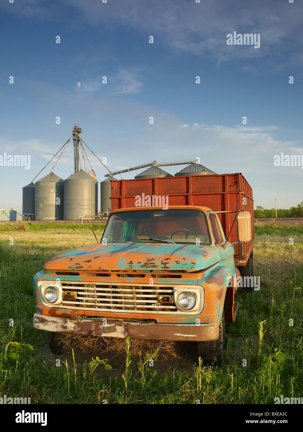 Old farm truck Stock Photo