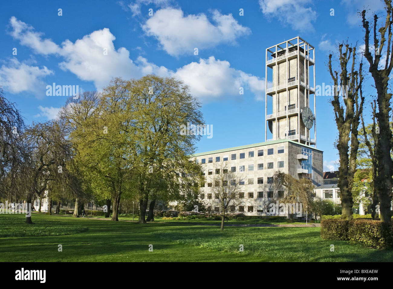 Aarhus Raadhus in Aarhus Denmark designed by Danish architect Arne ...