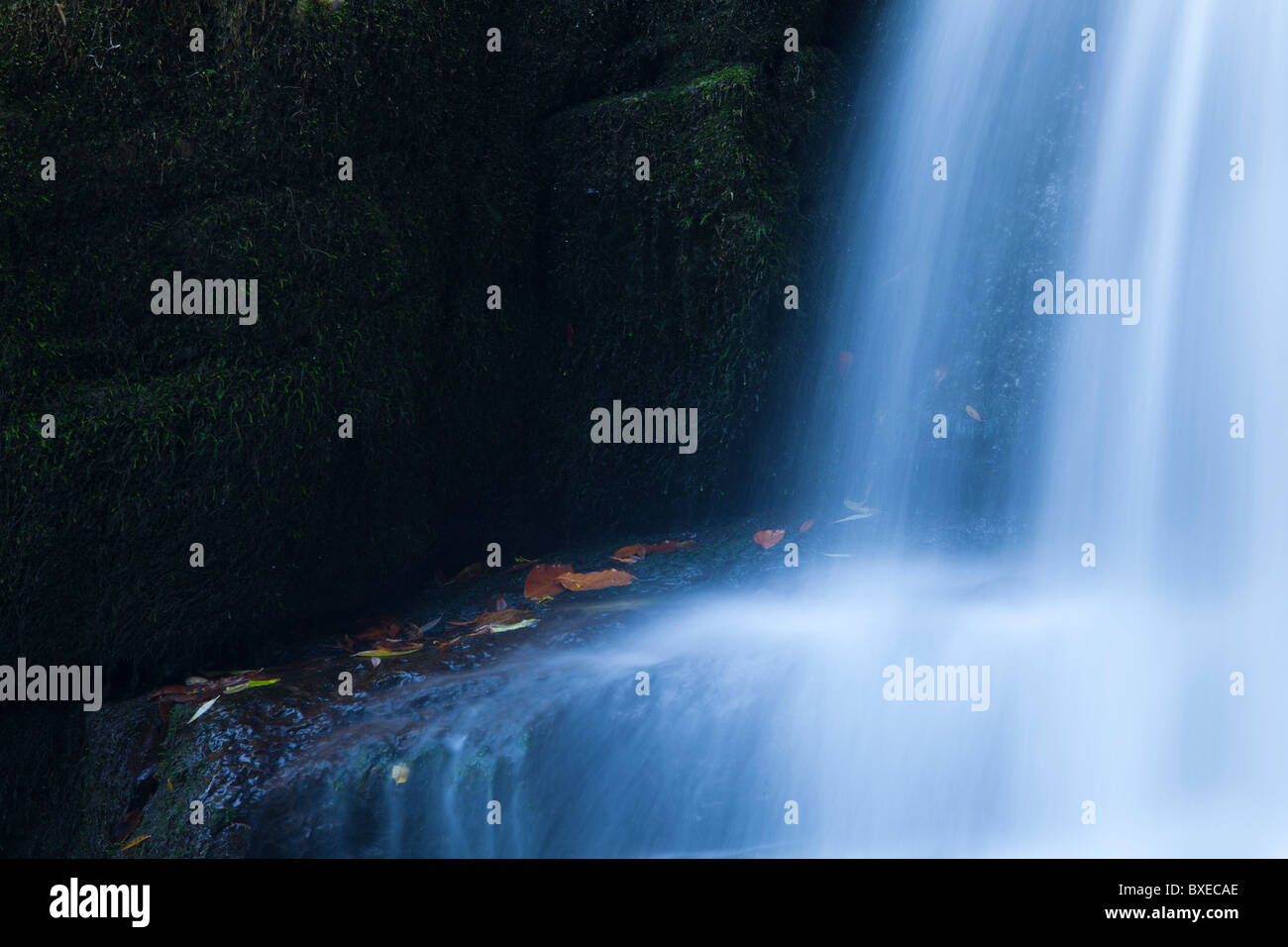 waterfall in mountains Stock Photo - Alamy