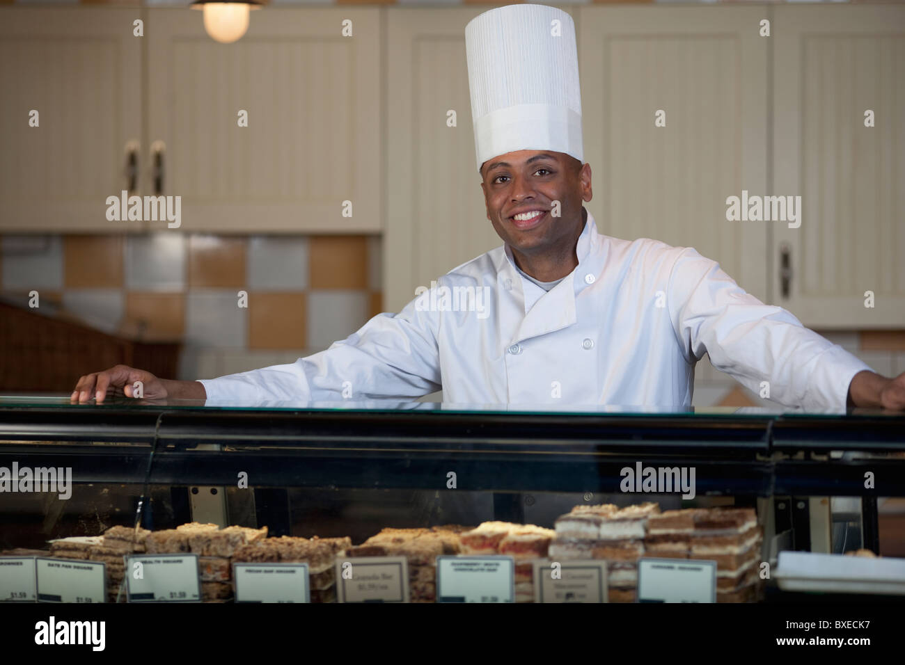 Patisserie chef Stock Photo