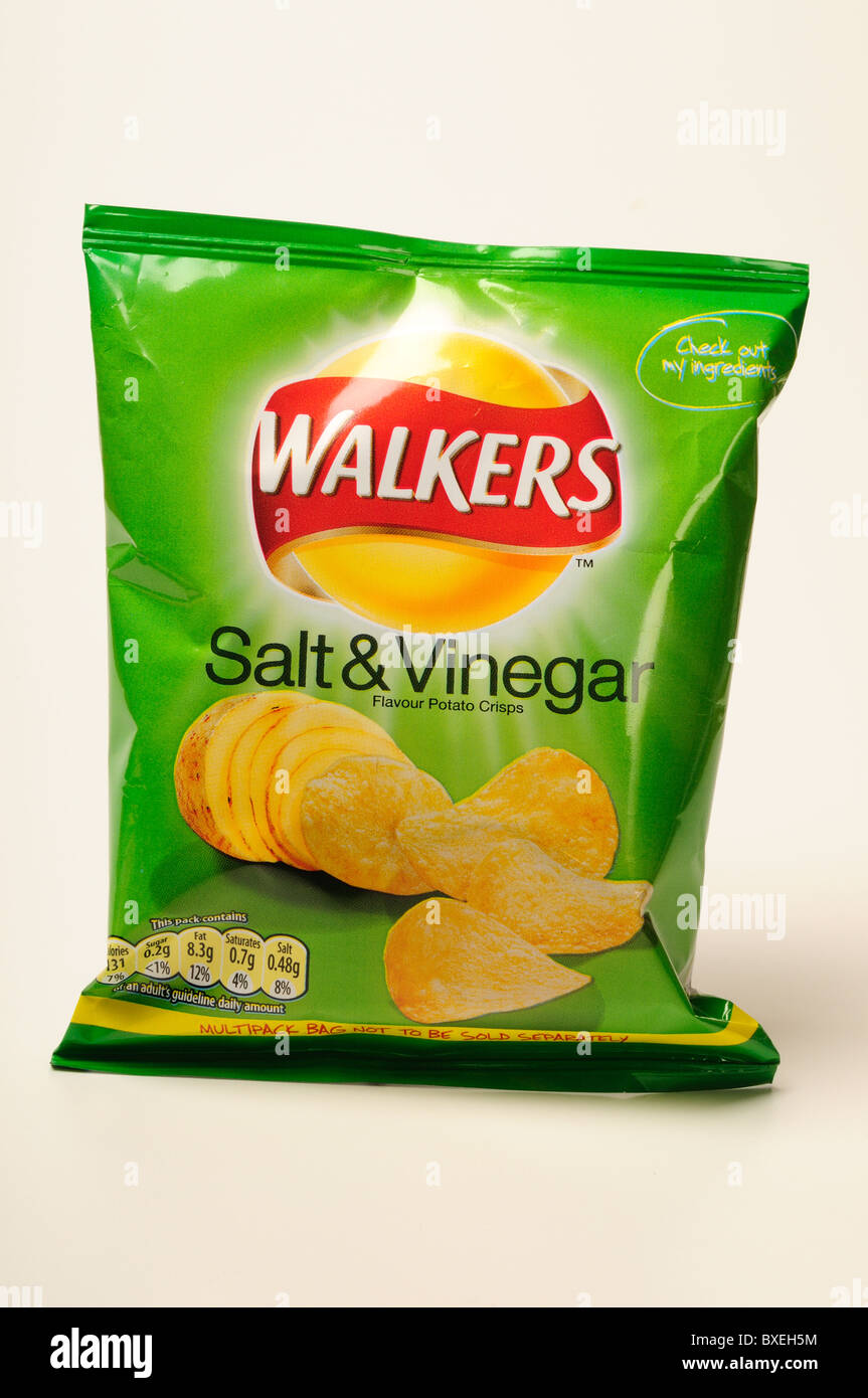 Walkers Salt & Vinegar Crisp Stock Photo - Alamy