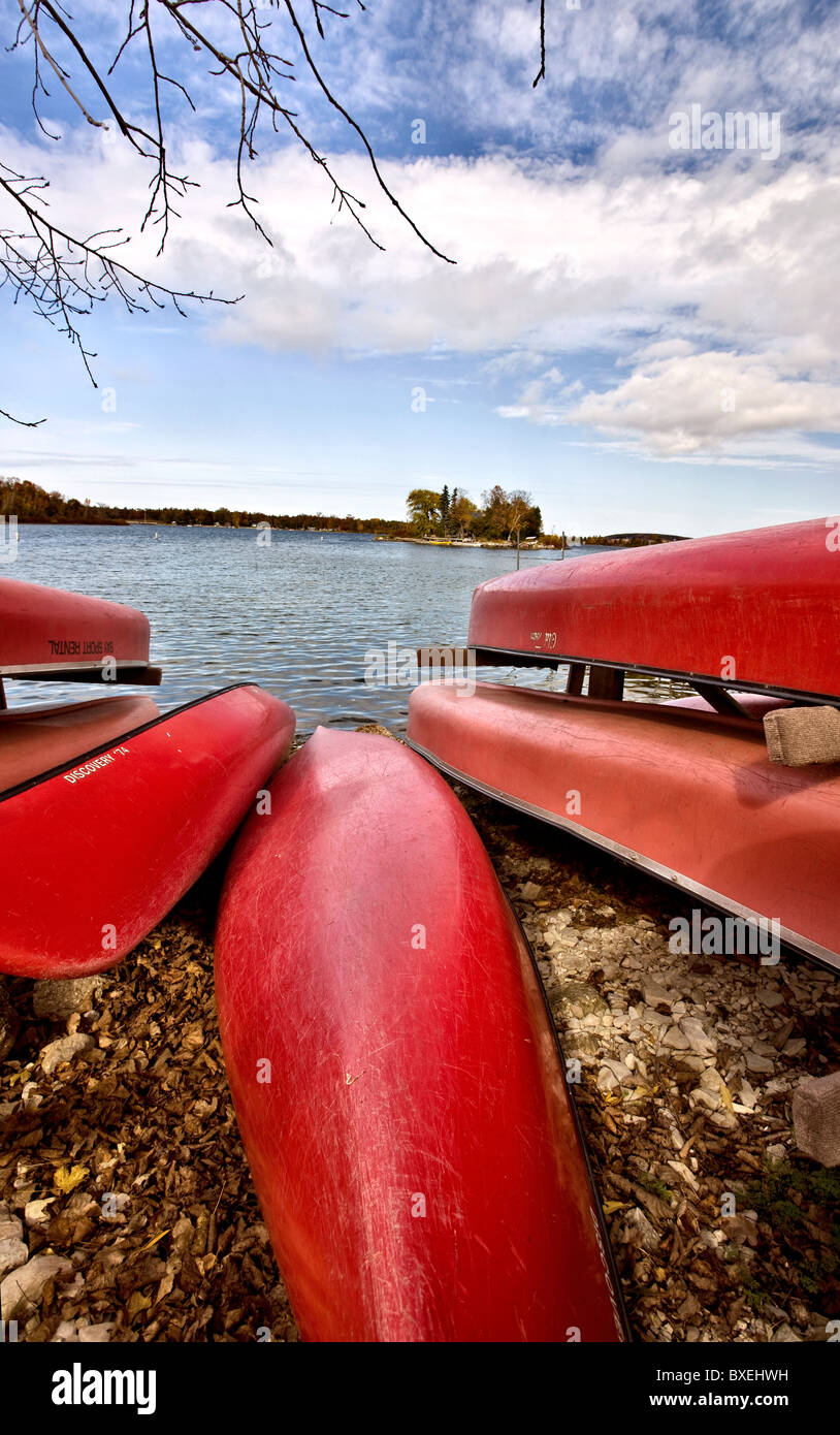 Potawatomi State Park Boat rental canoe dock Wisconsin Sturgeon Bay