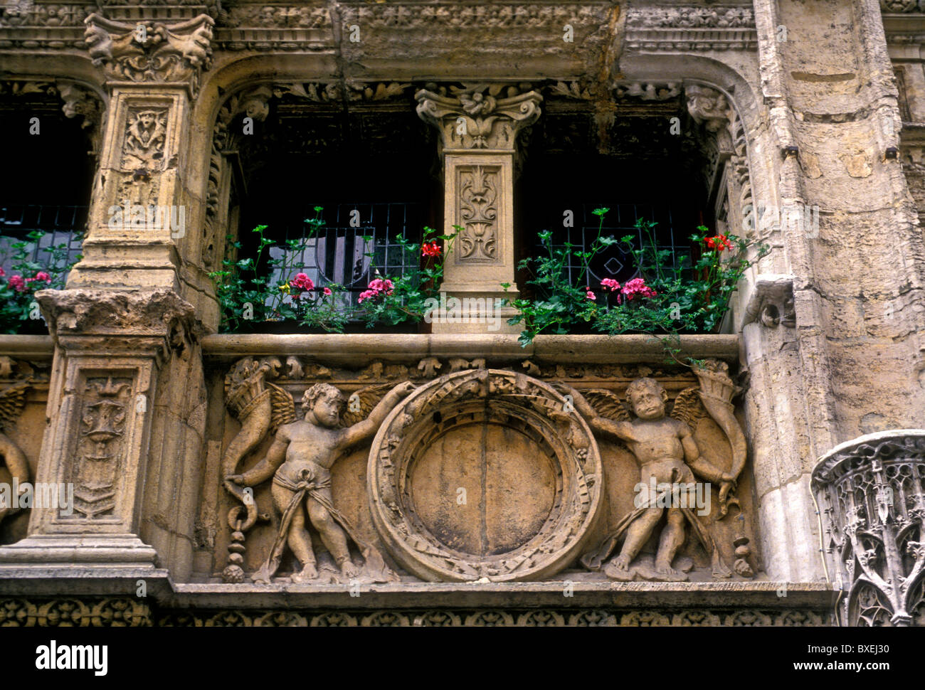 House of the Exchequer, Bureau des Finances, Place de la Cathedrale, city  of Rouen, Upper Normandy, France Stock Photo - Alamy