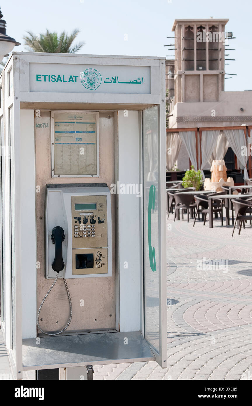 a public telephone in Dubai Stock Photo Alamy