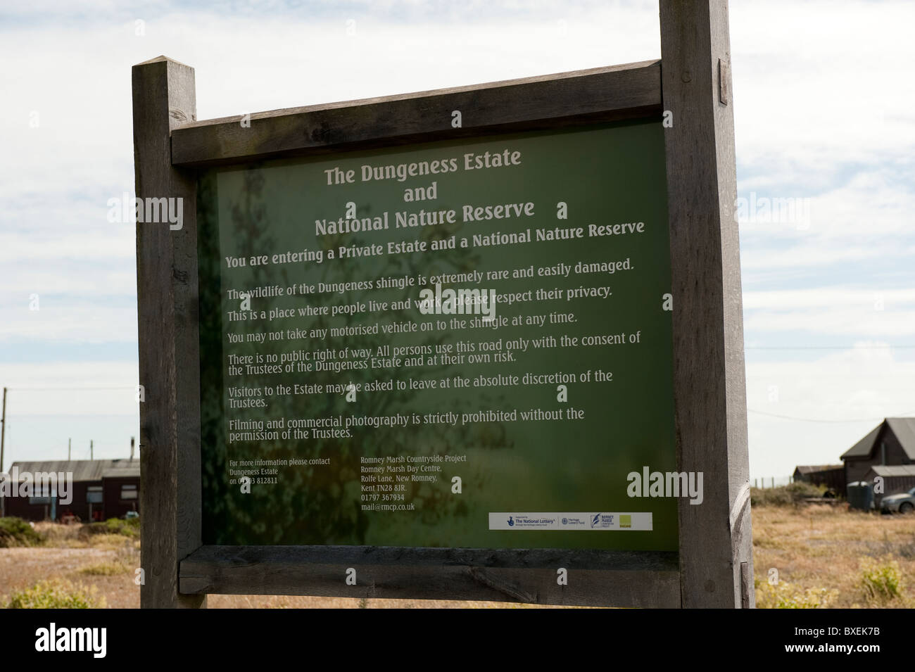 The Dungeness Estate and National Nature Reserve Stock Photo Alamy
